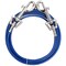 Orrco PDQ Blue / Silver Vinyl Coated Cable Dog Tie Out Medium Q232000099 - alternate 4